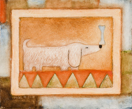 Dog with Milk-Bone